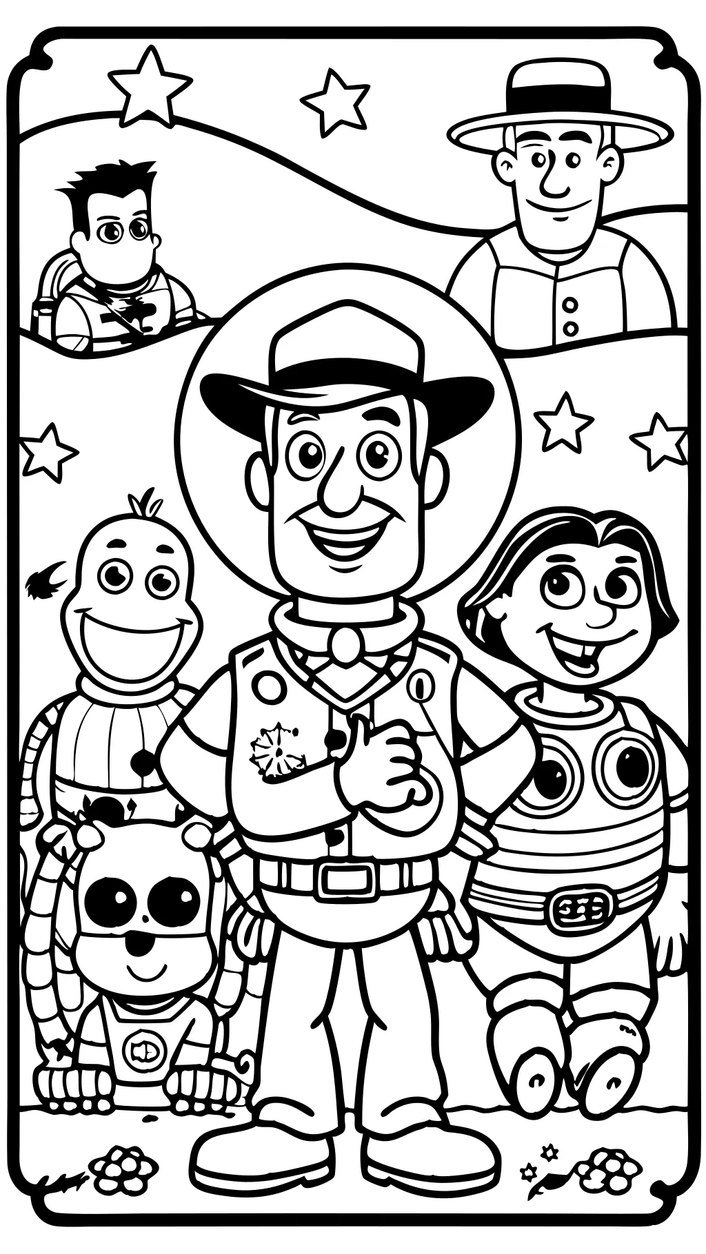 coloring pages disney toy story